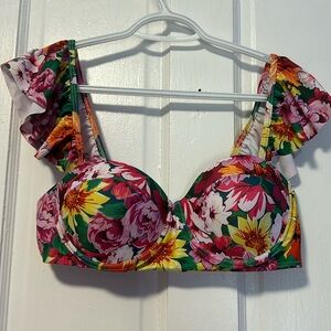 NWOT SHEIN flower print bathing suit